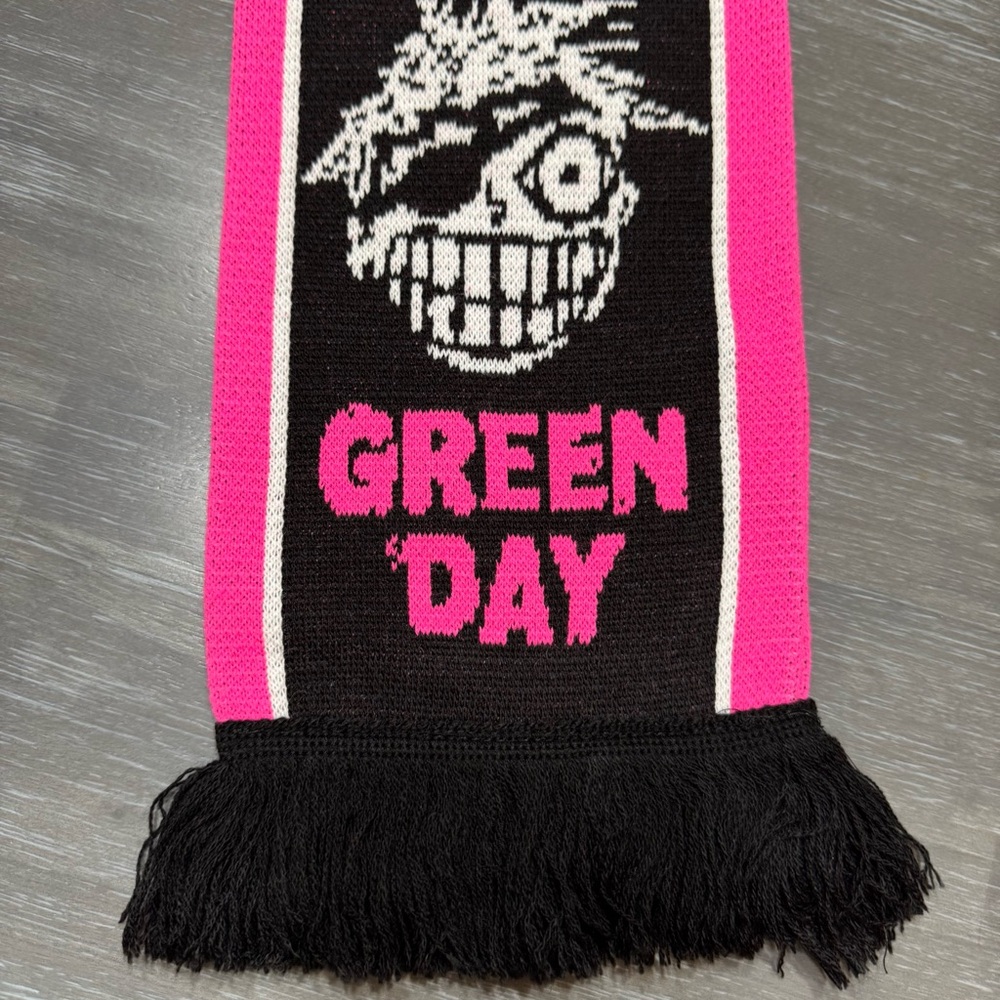 Green Day Savior Tour 2024 Scarf Brand New Punk Rock - Picture 2 of 6